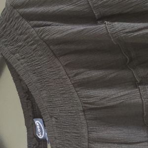 Women's midi skirt, size L, black, new with tags